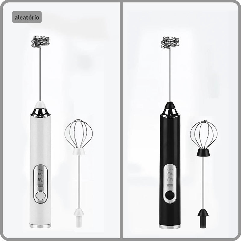 Batedor Misturador MixPerfeito Portátil e Elétrico para Bebidas Leite Café